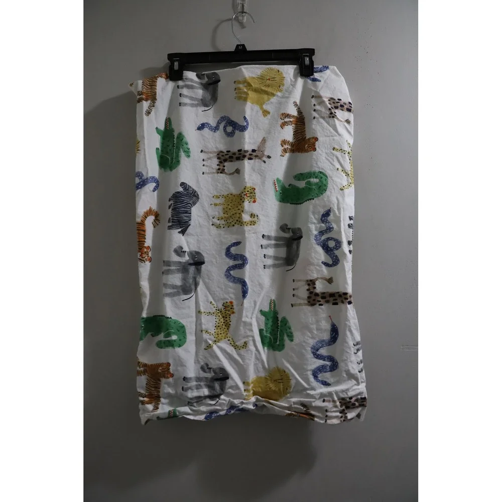 Pottery Barn Kids Toddler‎ Pillowcase Safari Animal Print Cotton